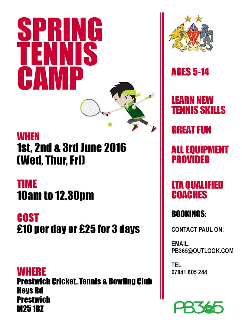 Spring Tennis Camps