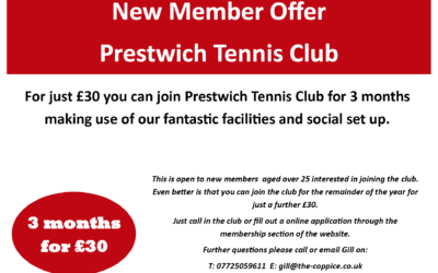 New Tennis Member Offer